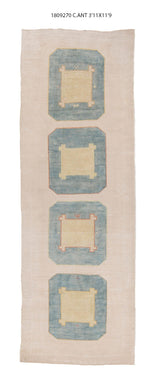 4x12 Old & Vintage Turkish Area Runner Rug