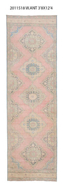 4x12 Old & Vintage Turkish Area Runner