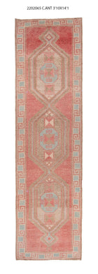 4x14 Old & Vintage Turkish Area Runner Rug