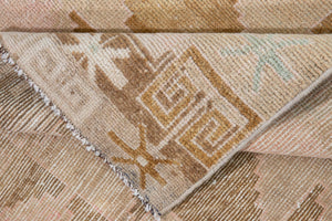 4x15 Old & Vintage Turkish Area Runner Rug