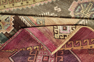 4x4 Old & Vintage Turkish Area Rug