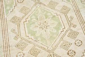 4x5 Colorful Old & Vintage Turkish Area Rug