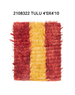 4x5 Modern Tulu Area Rug