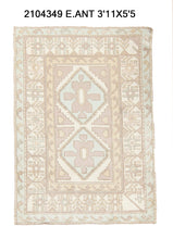 4x5 Old & Vintage Turkish Area Rug