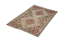 4x6 Colorful Vintage Turkish Area Rug