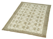 4x6 Light Sea Green & Sage Green Soft Old & Vintage Turkish Area Rug