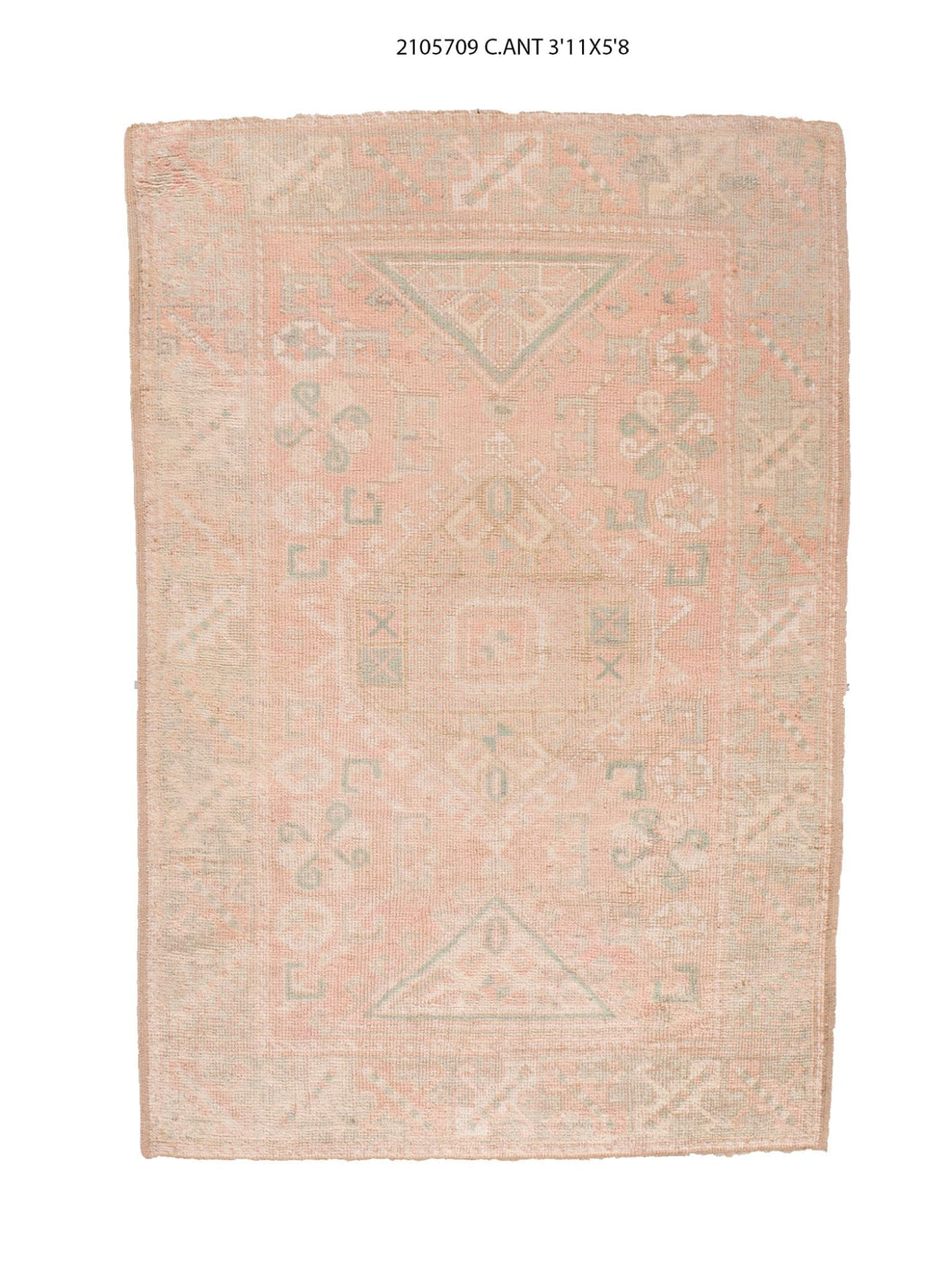 4x6 Old & Vintage Turkish Area Rug