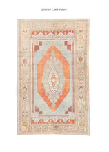 4x6 Old& Vintage Turkish Area Rug