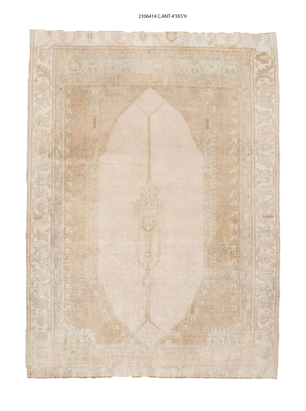 4x6 Old & Vintage Turkish Area Rug