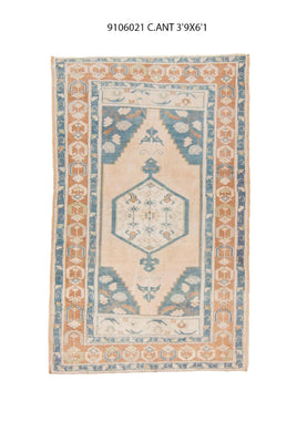 4x6 Old & Vintage Turkish Area Rug