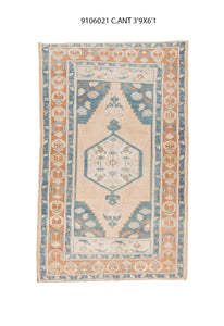 4x6 Old & Vintage Turkish Area Rug