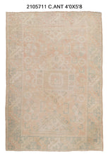 4x6 Old & Vintage Turkish Area Rug