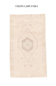 4x6 Old & Vintage Turkish Area Rug