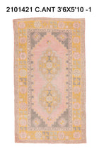 4x6 Old & Vintage Turkish Area Rug