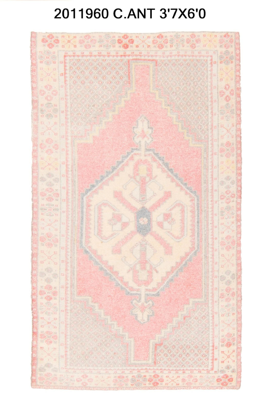 4x6 Old & Vintage Turkish Area Rug