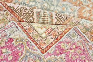 4x6 Red Old & Vintage Turkish Area Rug
