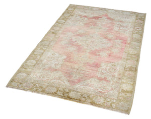4x6 Soft Old & Vintage Turkish Area Rug