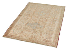 4x6 Wheat & Brown Soft Old & Vintage Turkish Area Rug