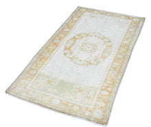 4x7 Gray Lavender & Bronze Vintage Turkish Area Rug