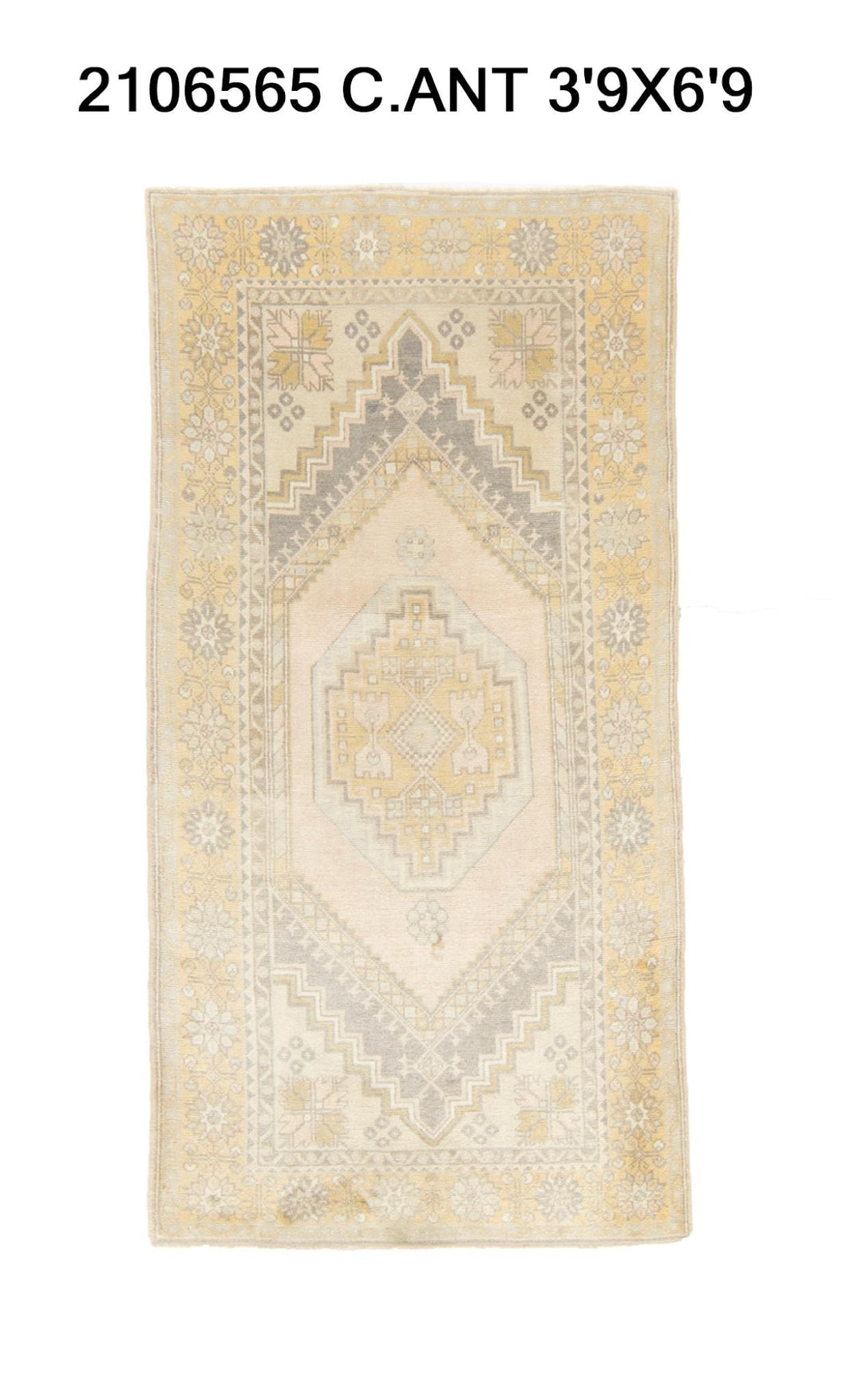 4x7 Old & Vintage Turkish Area Rug