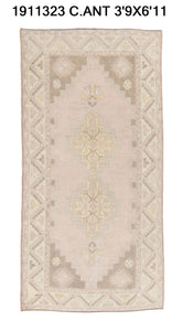4x7 Old & Vintage Turkish Area Rug