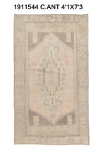 4x7 Old & Vintage Turkish Area Rug