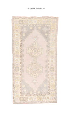 4x7 Old & Vintage Turkish Area Rug