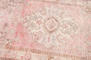 4x7 Old& Vintage Turkish Area Runner Rug
