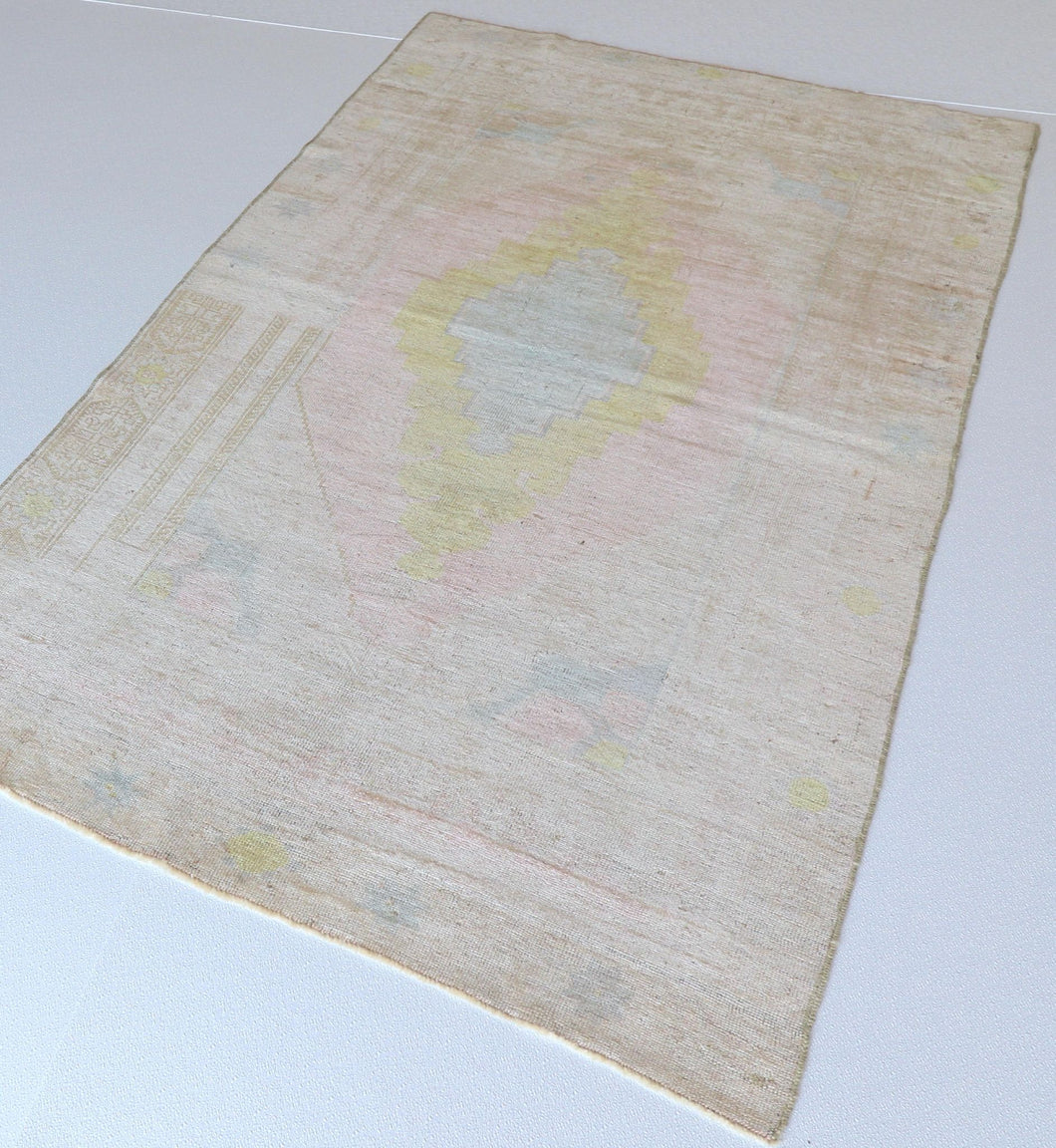 4x7 Soft Old & Vintage Turkish Area Rug