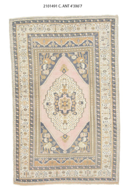 4x7 Turkish Carpet Area Rug