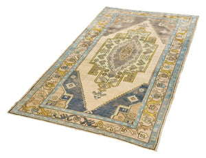 4x8 Old & Vintage Turkish Area Rug