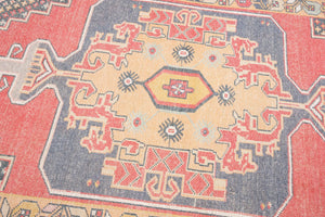 4x8 Old & Vintage Turkish Area Rug