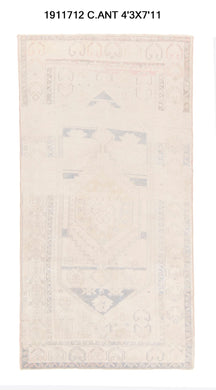 4x8 Old& Vintage Turkish Area Rug
