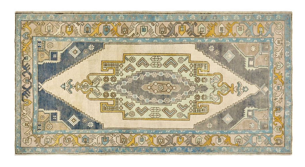 4x8 Old & Vintage Turkish Area Rug