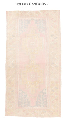 4x8 Old& Vintage Turkish Area Rug