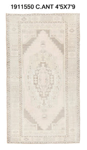 4x8 Old & Vintage Turkish Area Rug
