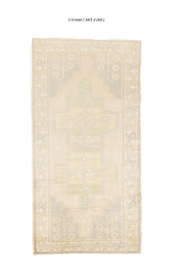 4x8 Old& Vintage Turkish Area Rug