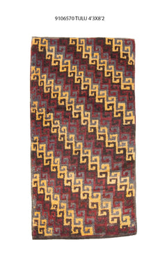 4x8 Old& Vintage Turkish Area Rug