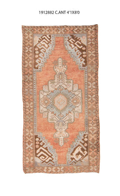 4x8 Old & Vintage Turksih Area Rug