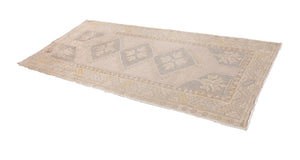 4x9 Old & Vintage Turkish Area Rug