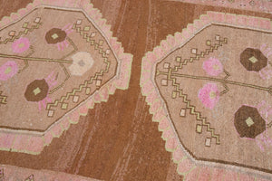 5x10 Colorful Old & Vintage Turkish Area Rug