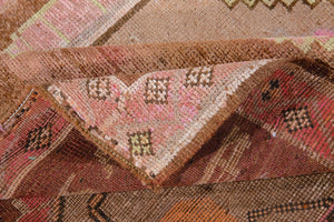 5x10 Colorful Old & Vintage Turkish Area Rug