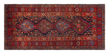 5x10 Colorful Old & Vintage Turkish Area Rug