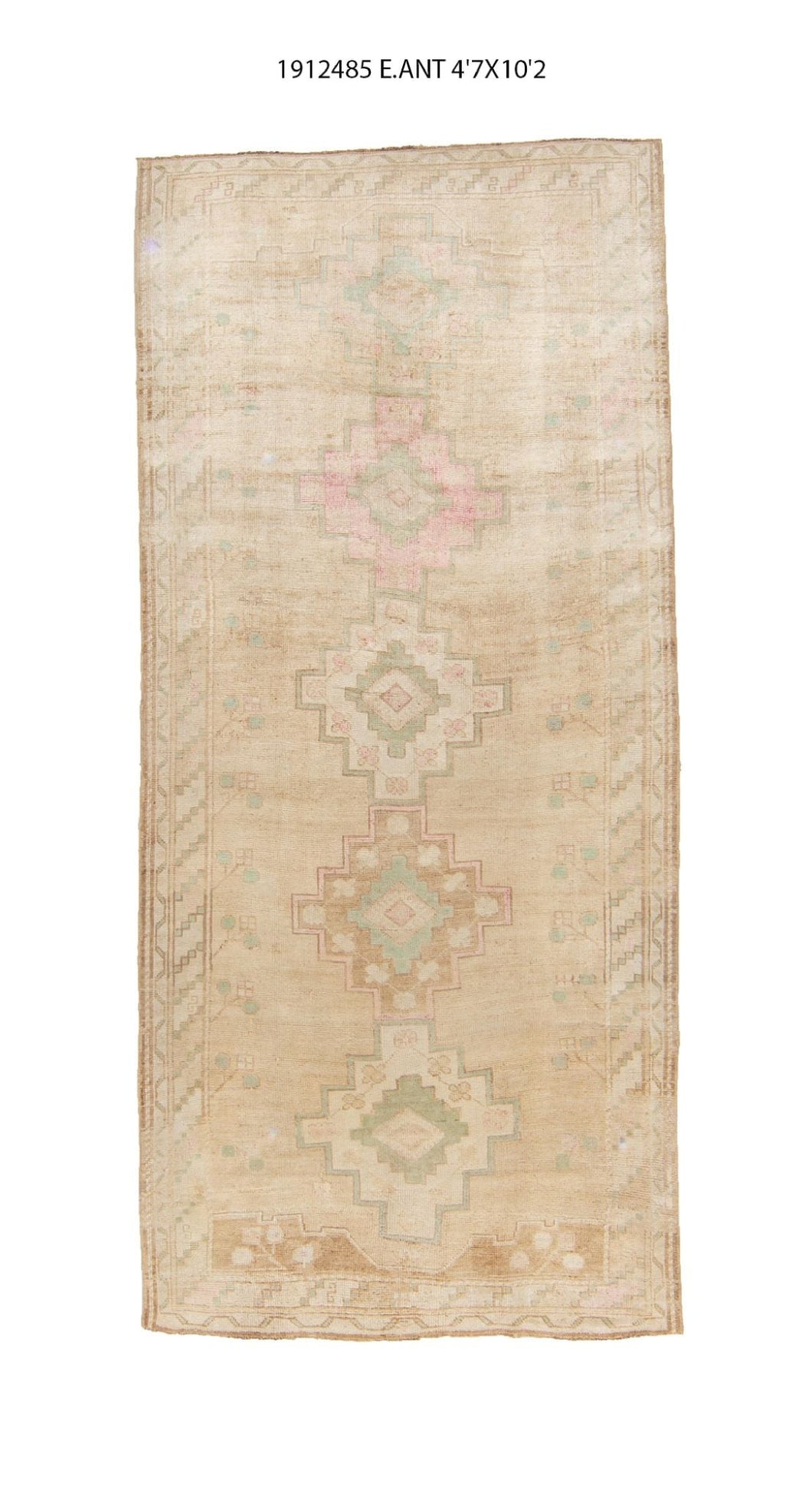 5x10 Old & Vintage Turkish Area Rug