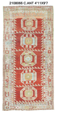 5x10 Old & Vintage Turkish Area Rug