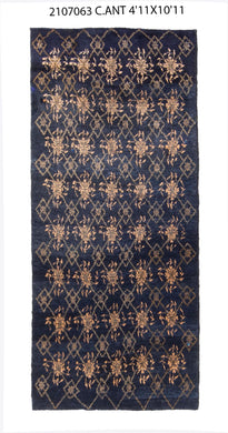 5x11 Old& Vintage Turkish Area Rug