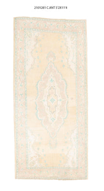 5x11 Old & Vintage Turkish Area Rug
