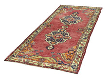 5x12 Colorful Old & Vintage Turkish Area Rug