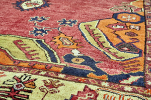 5x12 Colorful Old & Vintage Turkish Area Rug