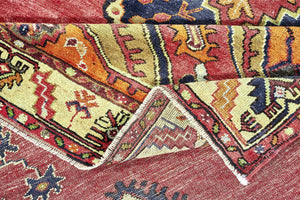 5x12 Colorful Old & Vintage Turkish Area Rug